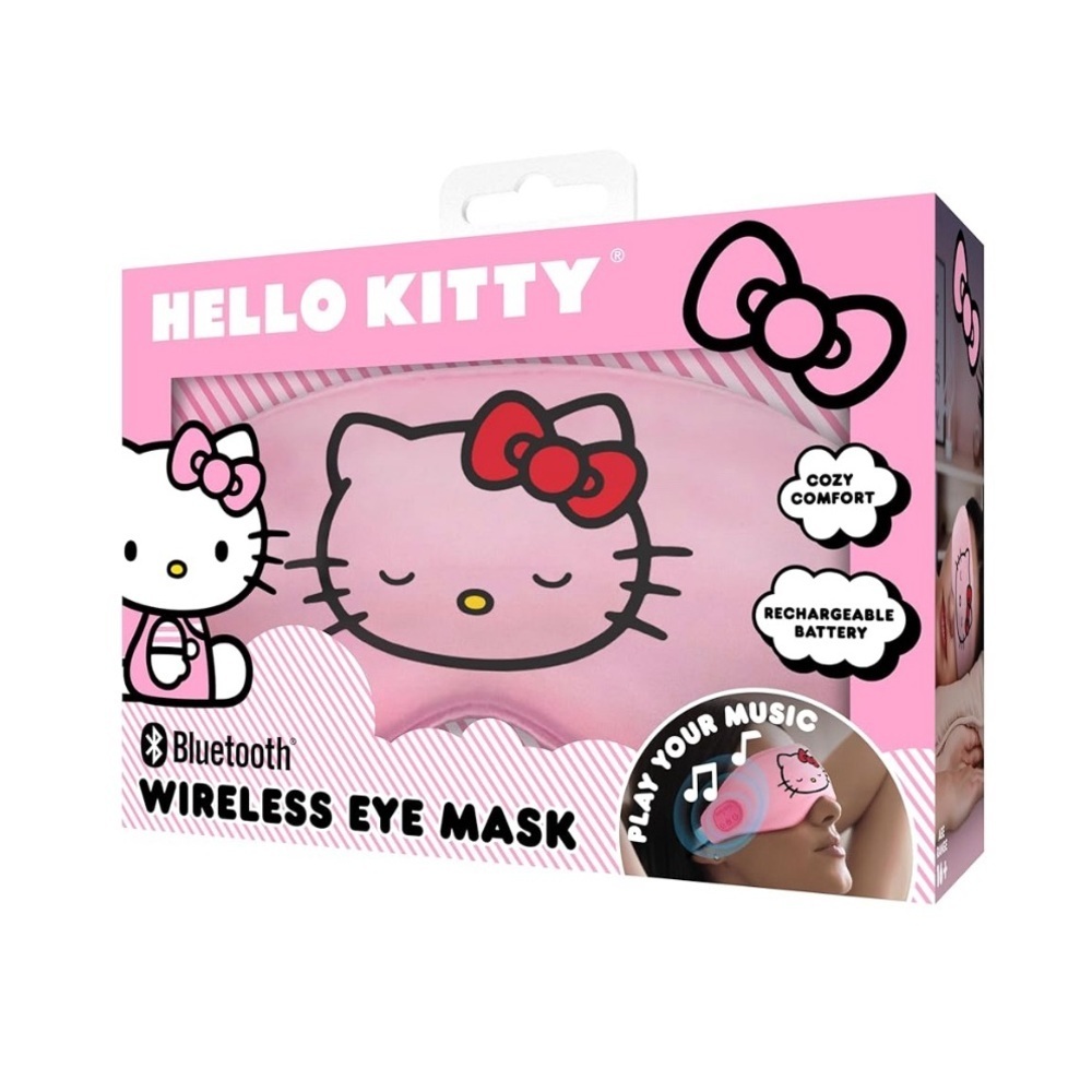 New Hello Kitty Bluetooth Wireless Eye Mask - Cozy Plush Sleep Mask​​